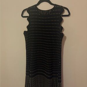 Ted Baker Black and Gold Dress